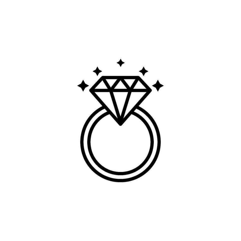 ring diamond icon vector design templates