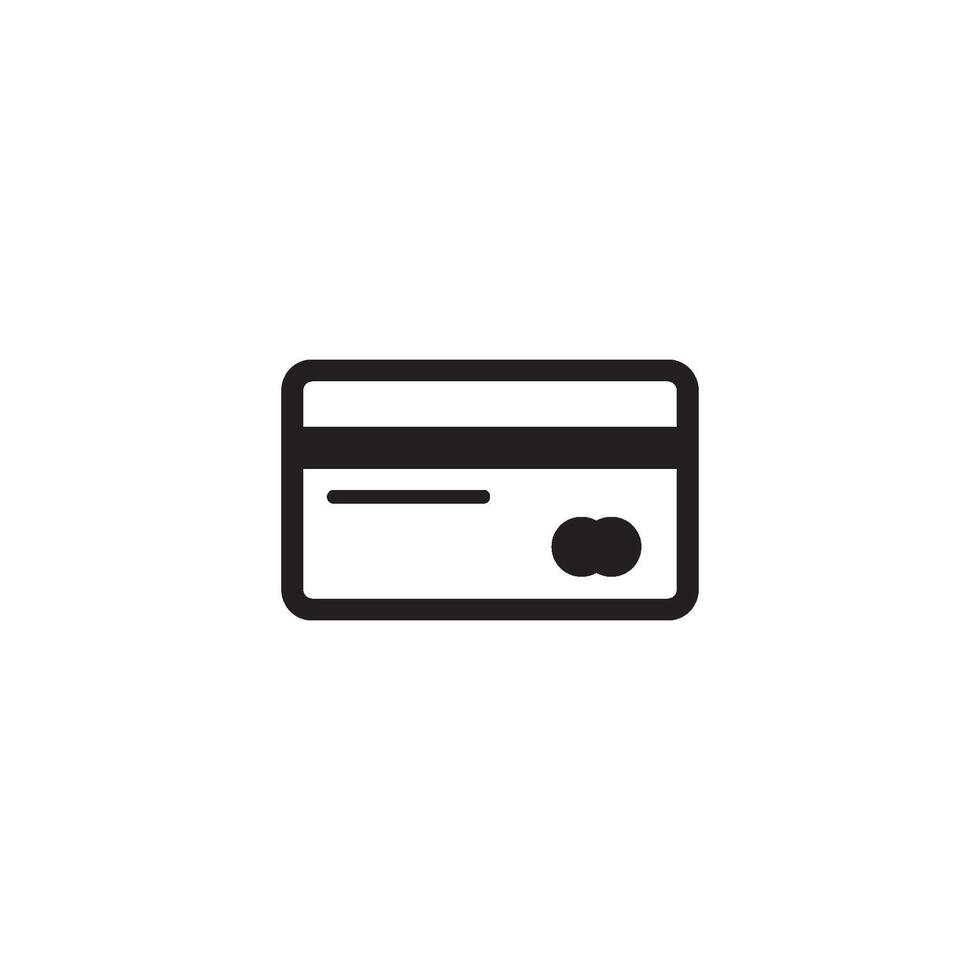 credit card icon vector design template