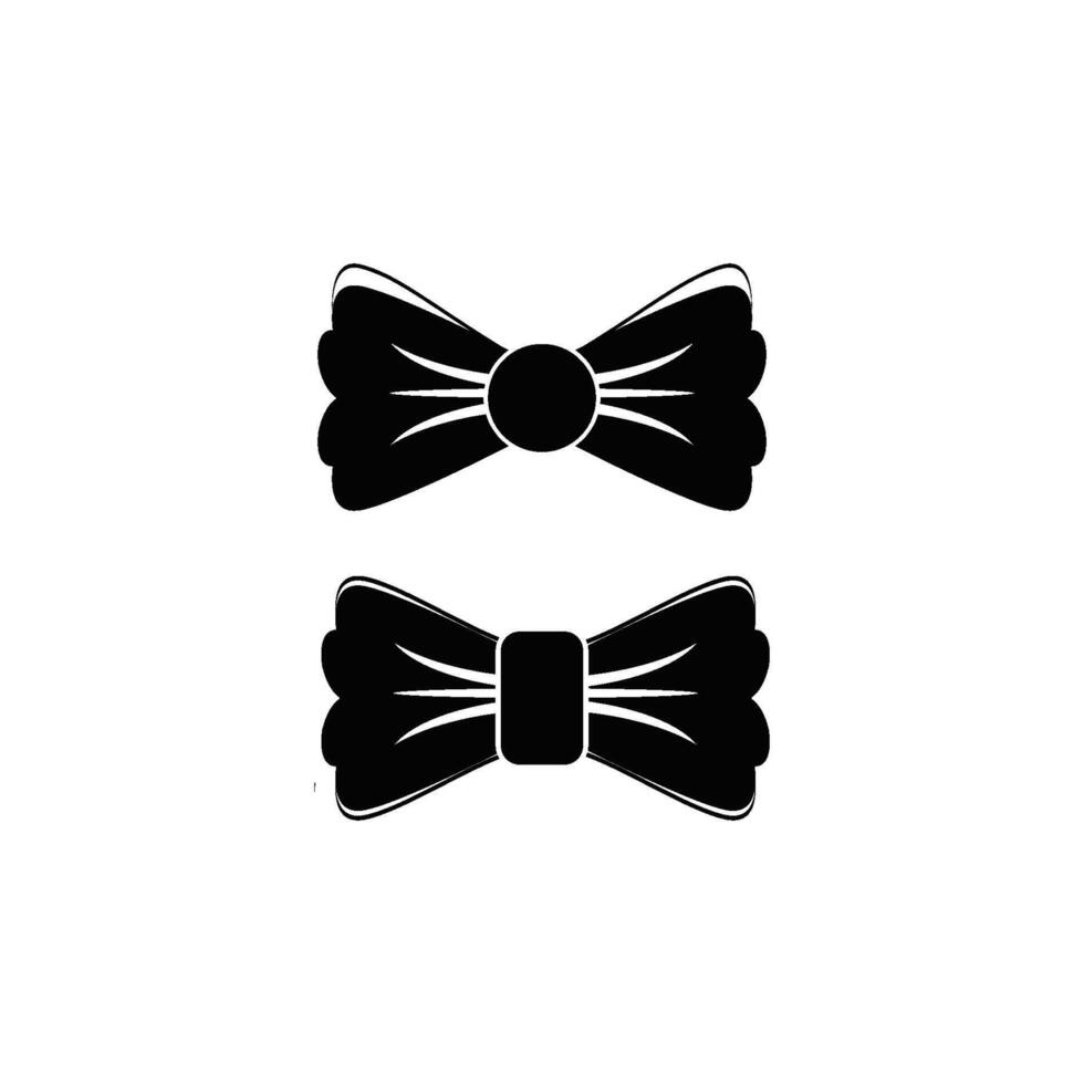 tie of bow tie icon vector design templates