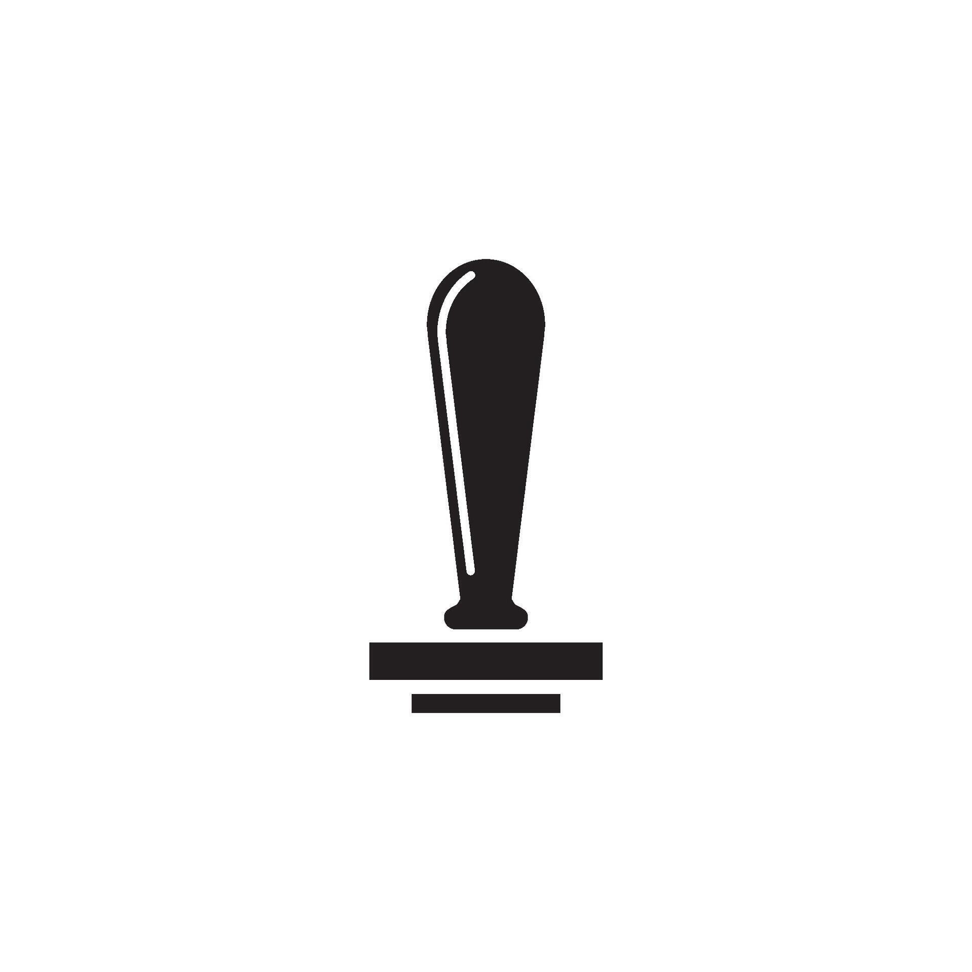 Rubber stamp icon vector design template 40258417 vector art at vecteezy