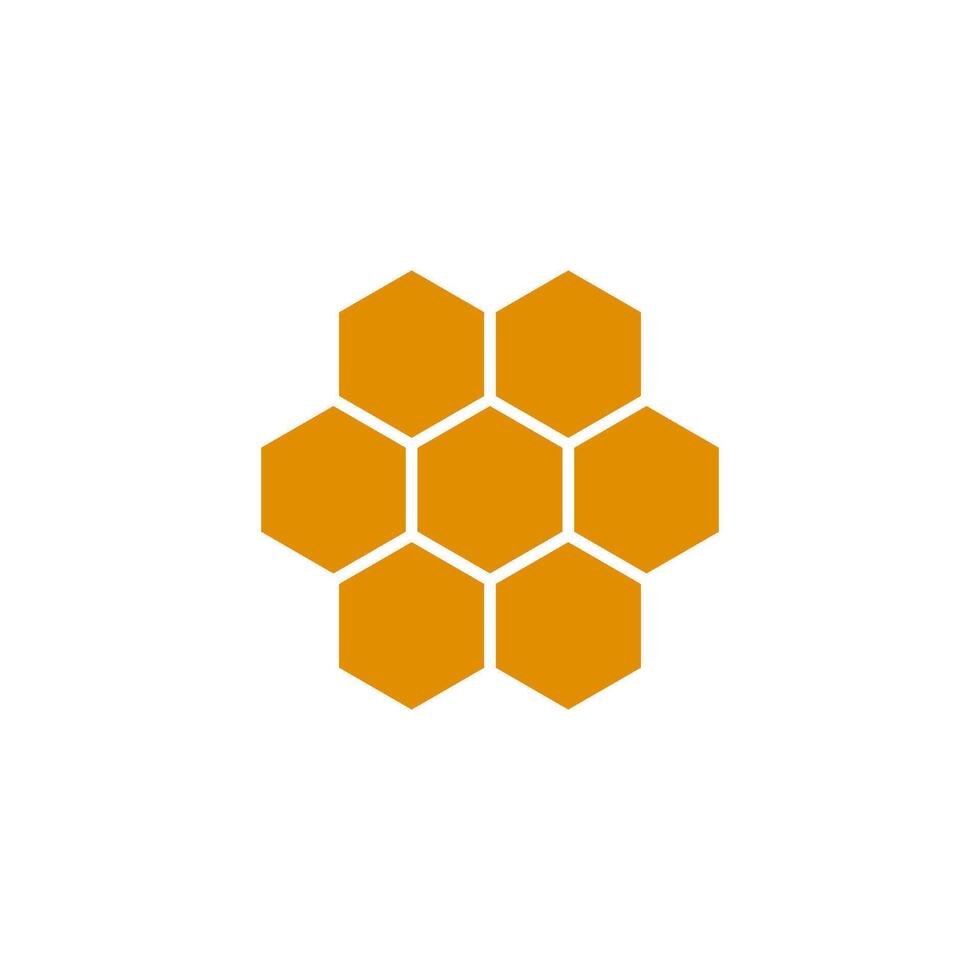honey comb icon vector design template