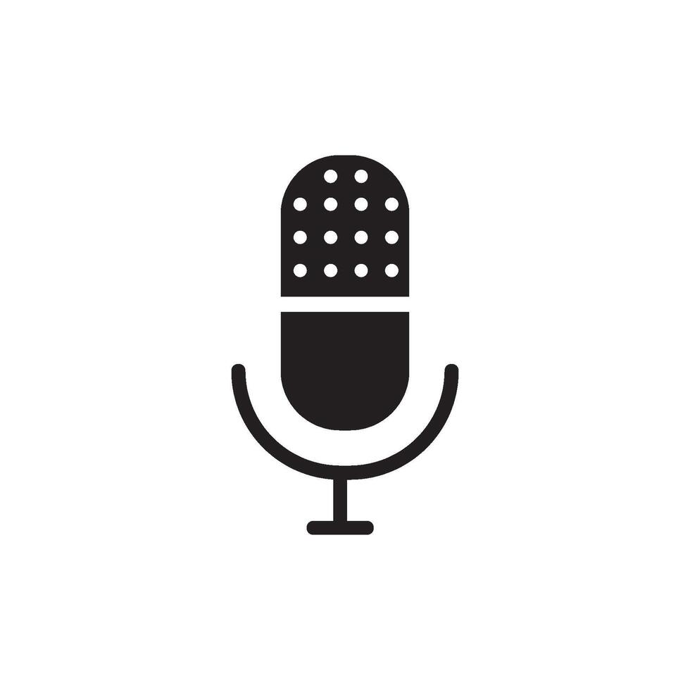 microphone icon vector design templates