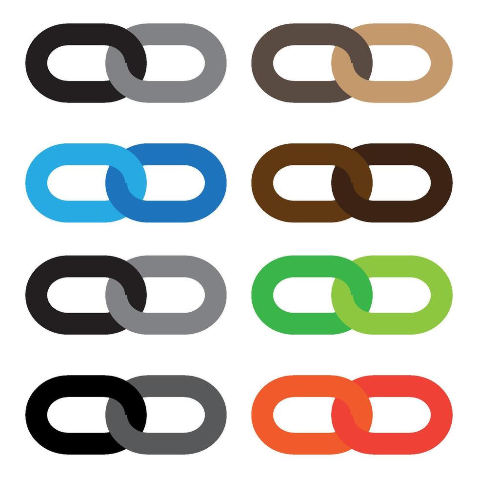 chain link  icon vector design template