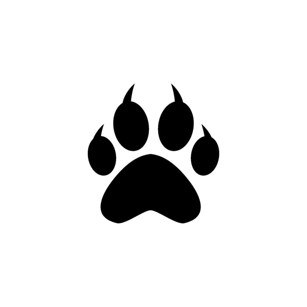 paw icon vector design template