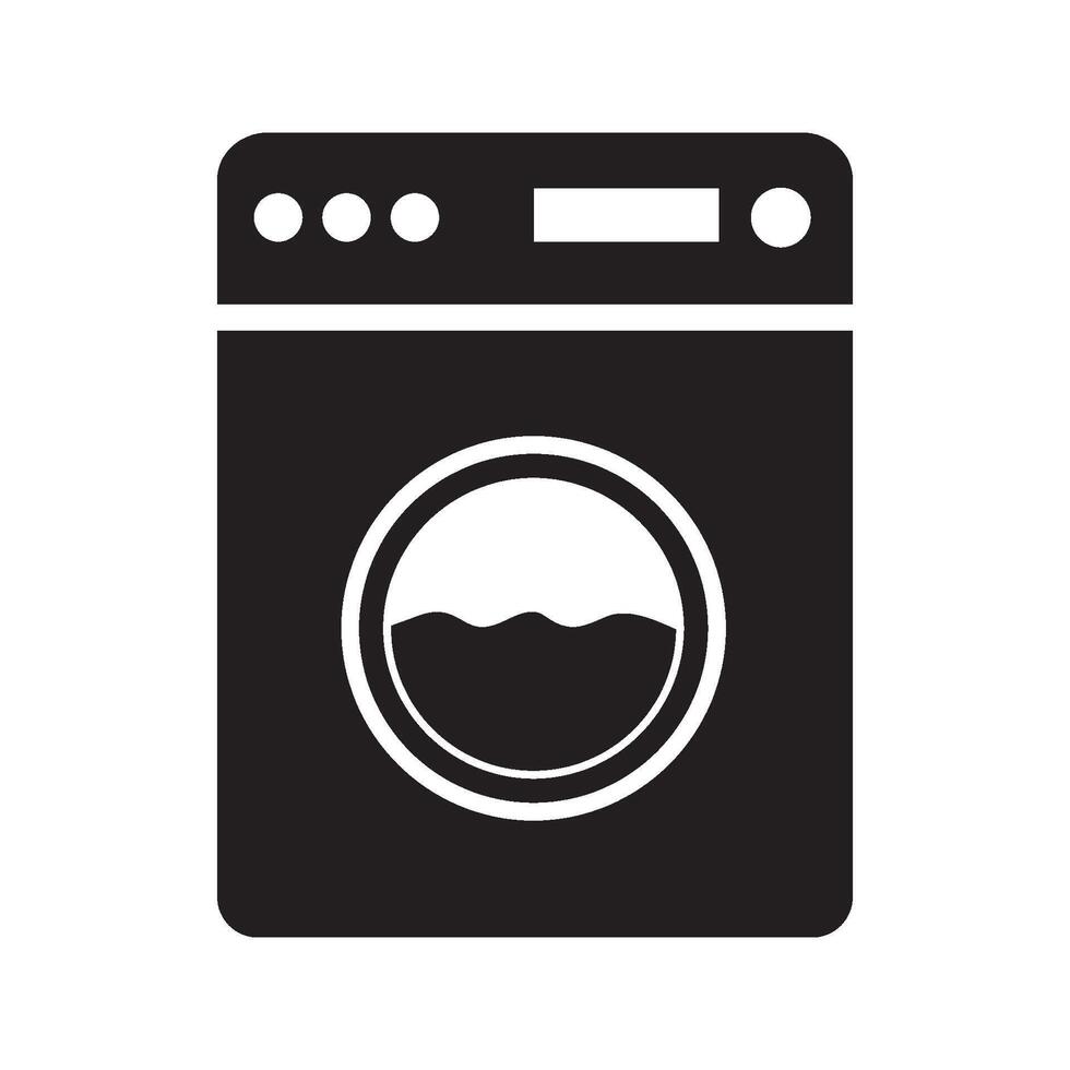 washing machine icon vector design template