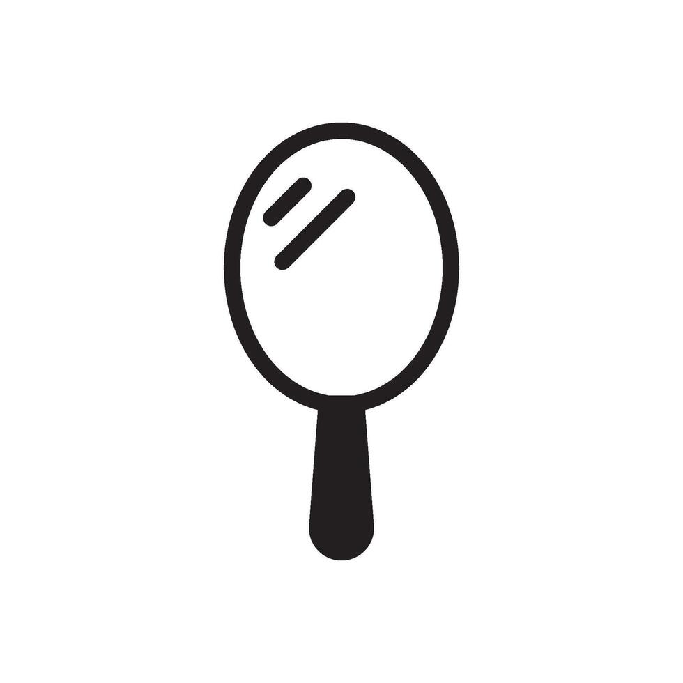 mirror icon vector design template