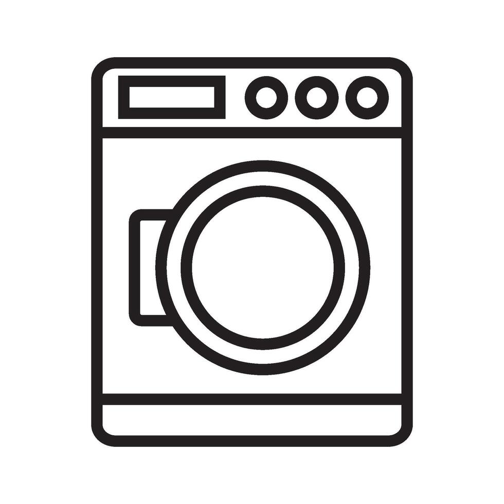 washing machine icon vector design template