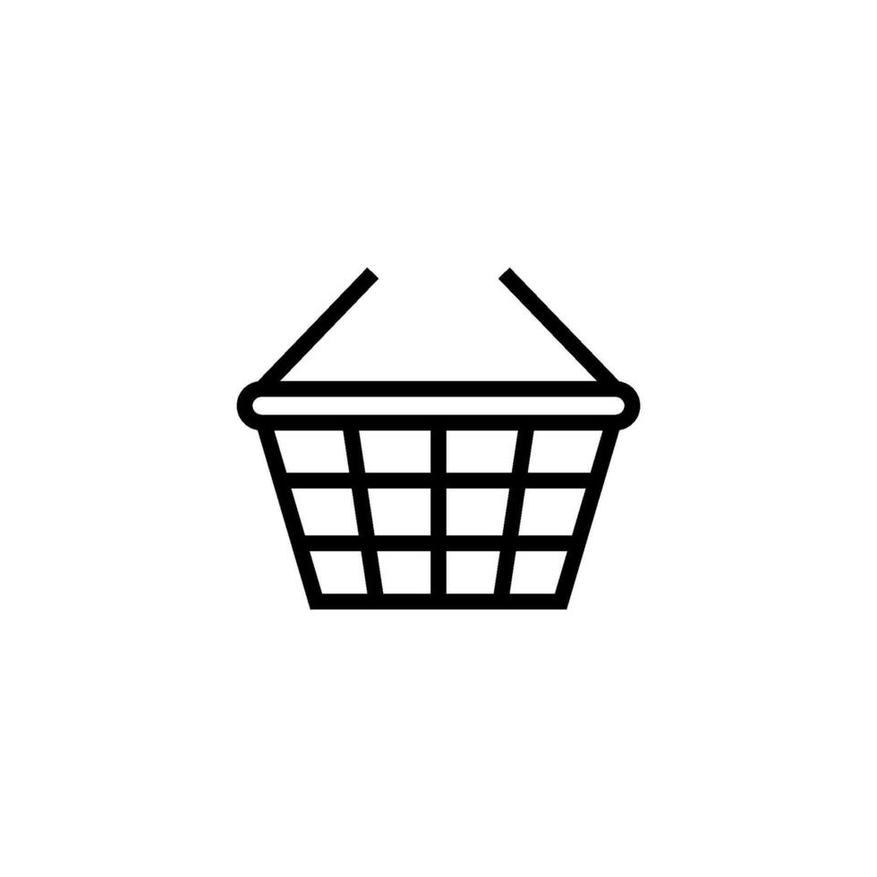 shopping basket icon vector design templates