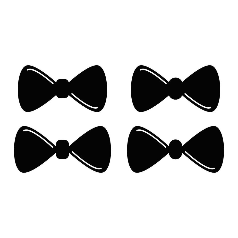 tie of bow tie icon vector design templates