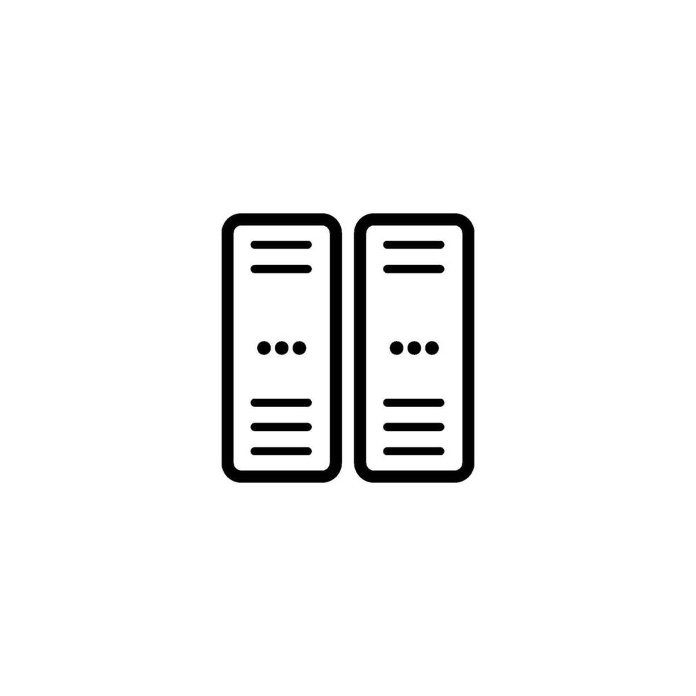 Furniture rack icon vector design template