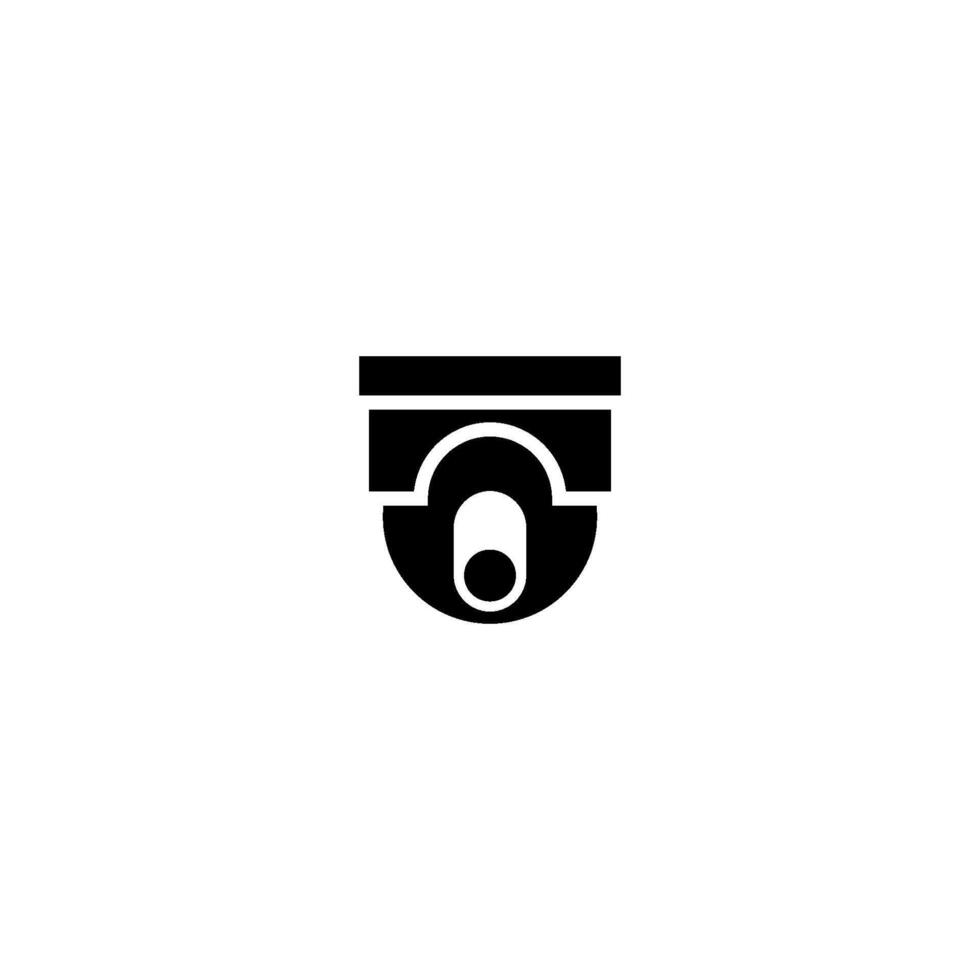 Dome CCTV Security Camera Icon vector design templates
