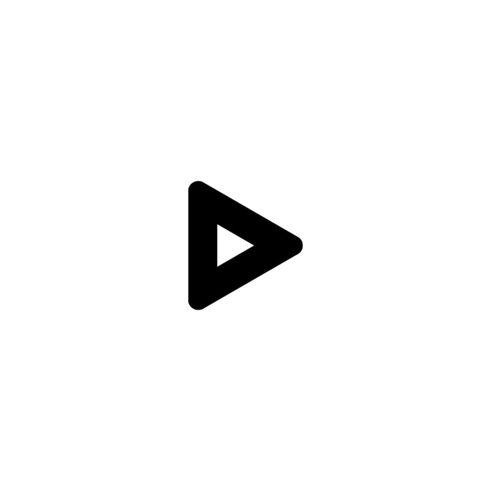 play icon vector design template