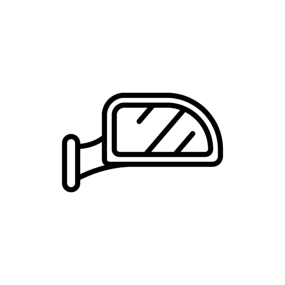rearview mirror mirror icon design vector template
