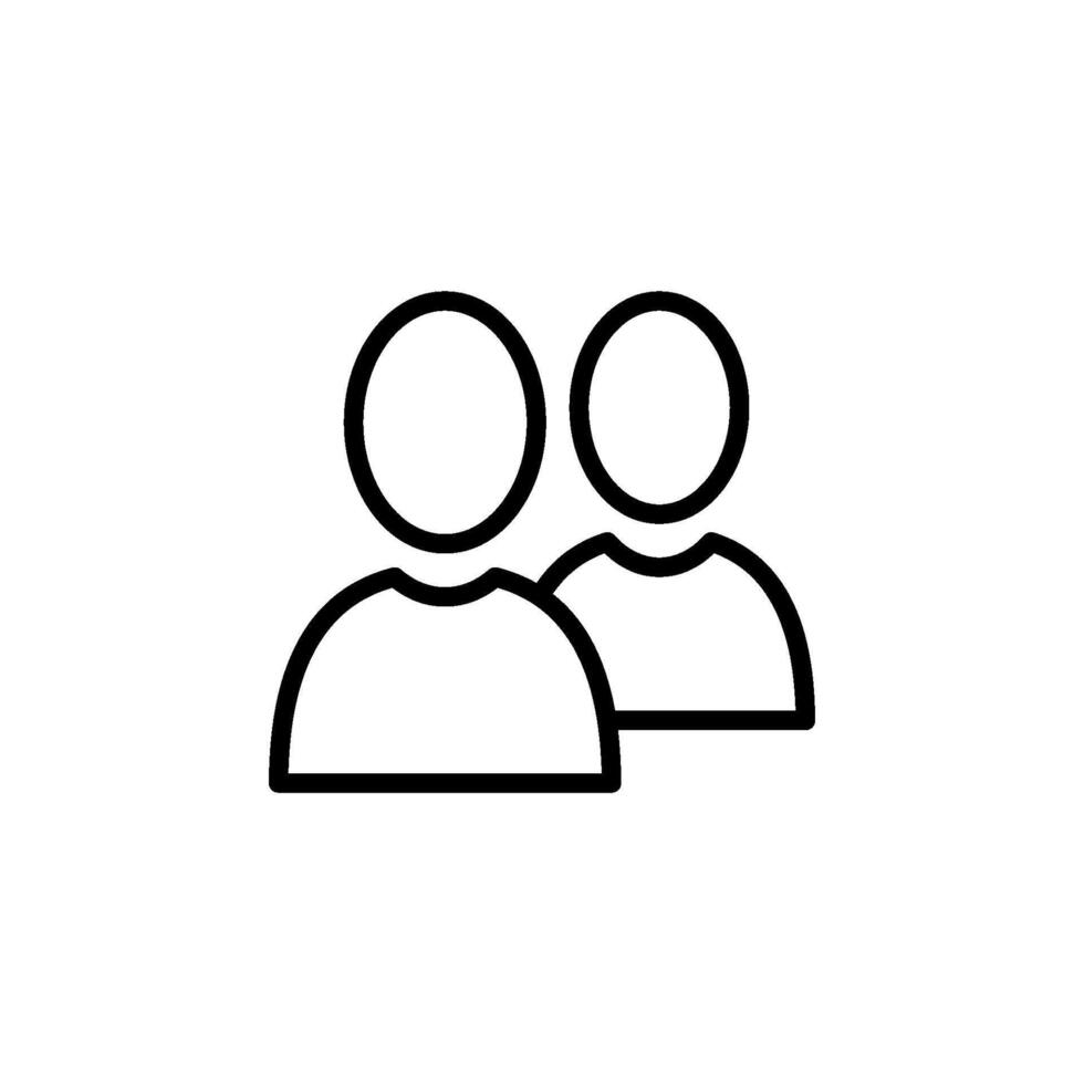 friend icon design vector templates simple