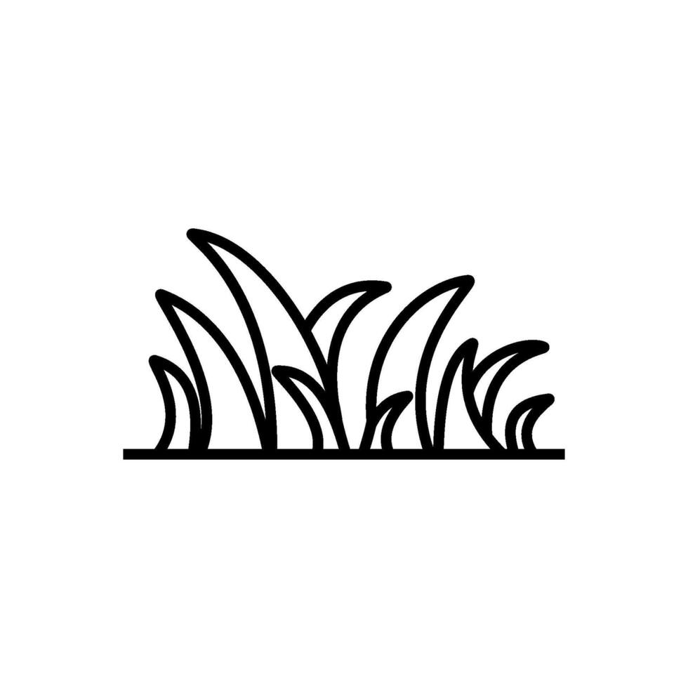 grass icon vector design templates simple