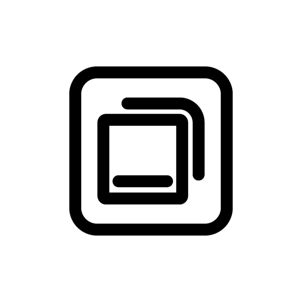 restore down icon vector design template