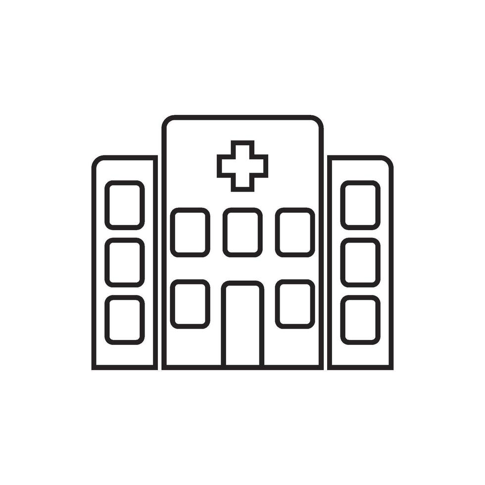 hospital icon vector design template