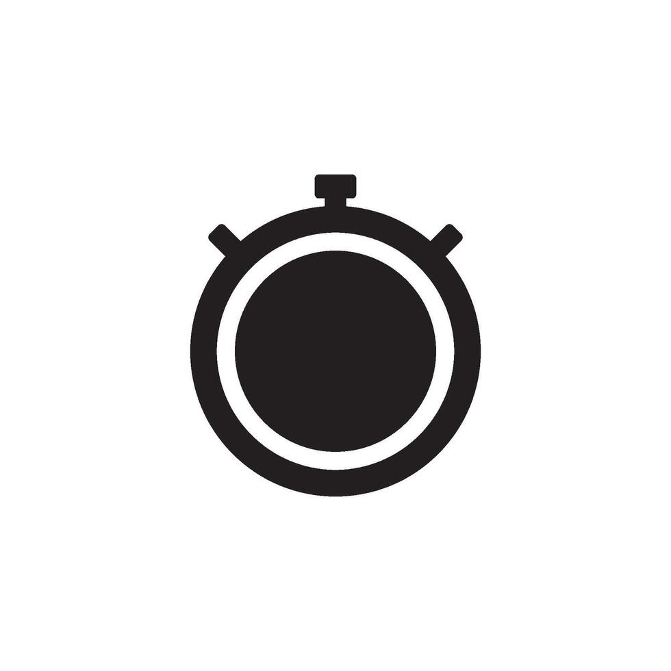 reloj detener icono vector diseño modelo