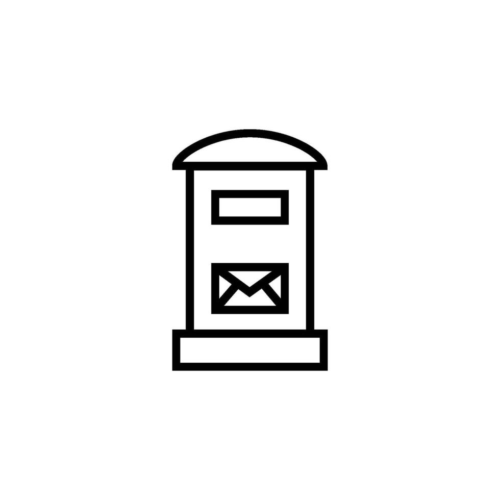 letter and mail box icon vector design templates