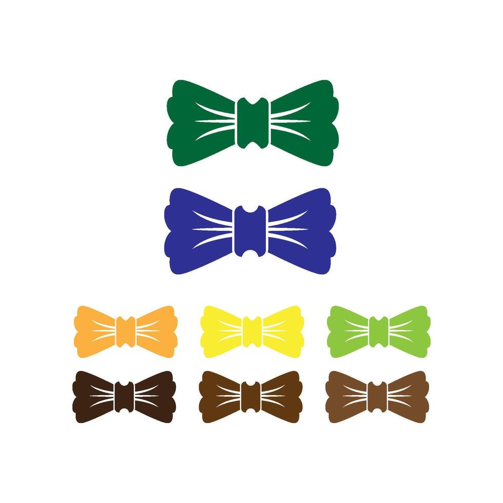 tie of bow tie icon vector design templates