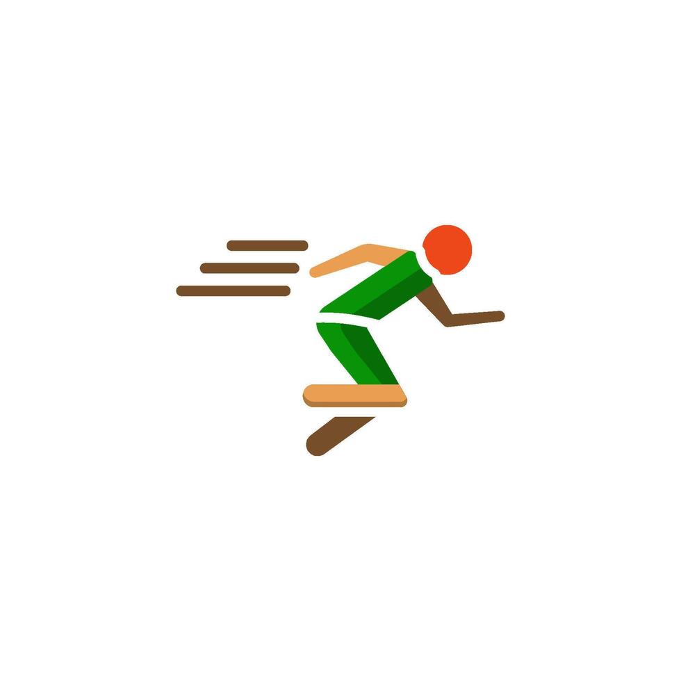 running icon design vector templates