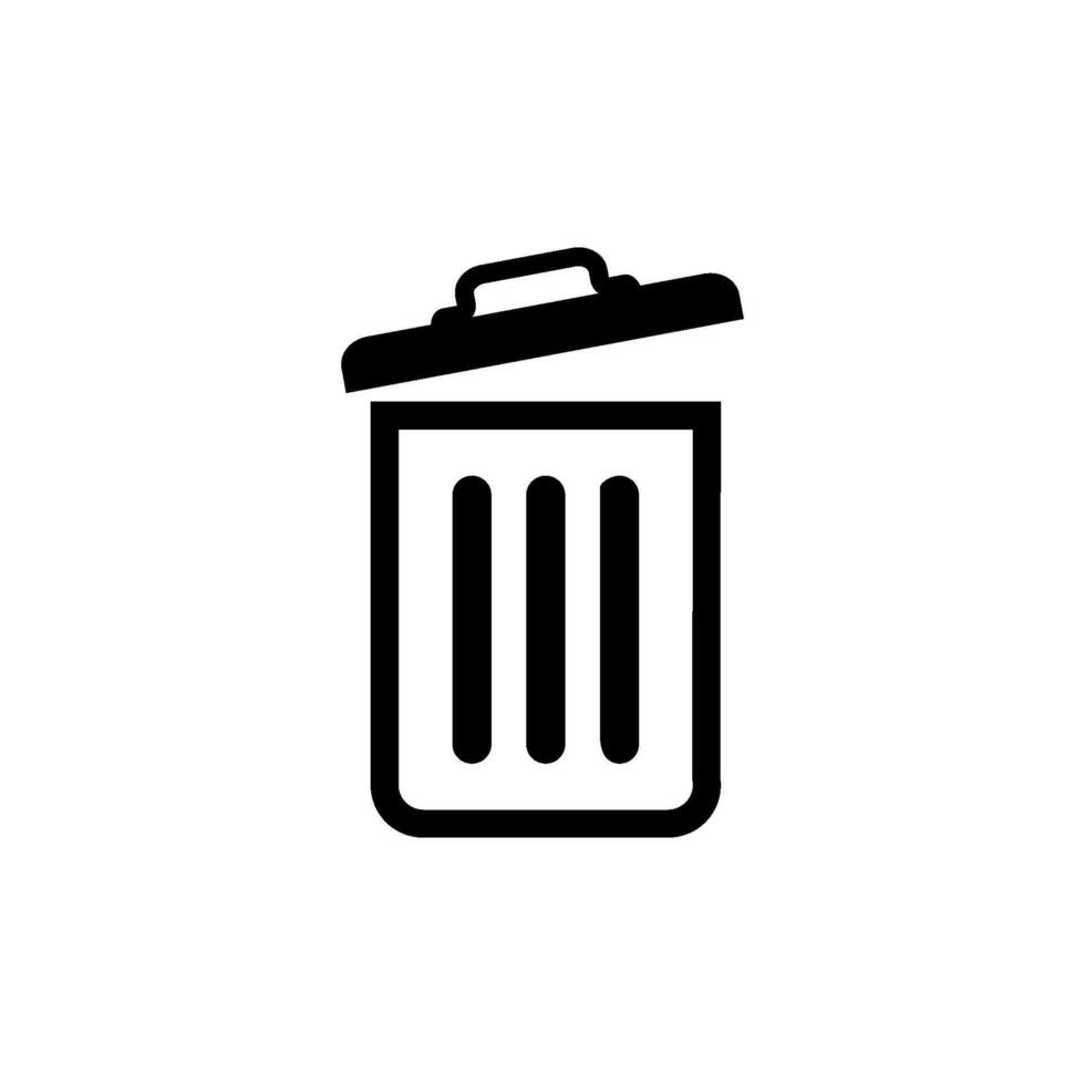 trash icon vector design templates