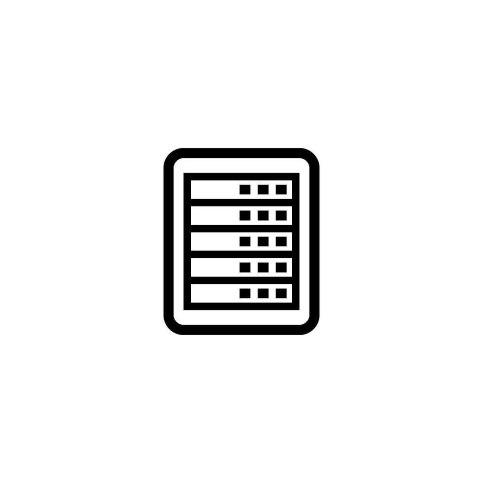 Furniture rack icon vector design template