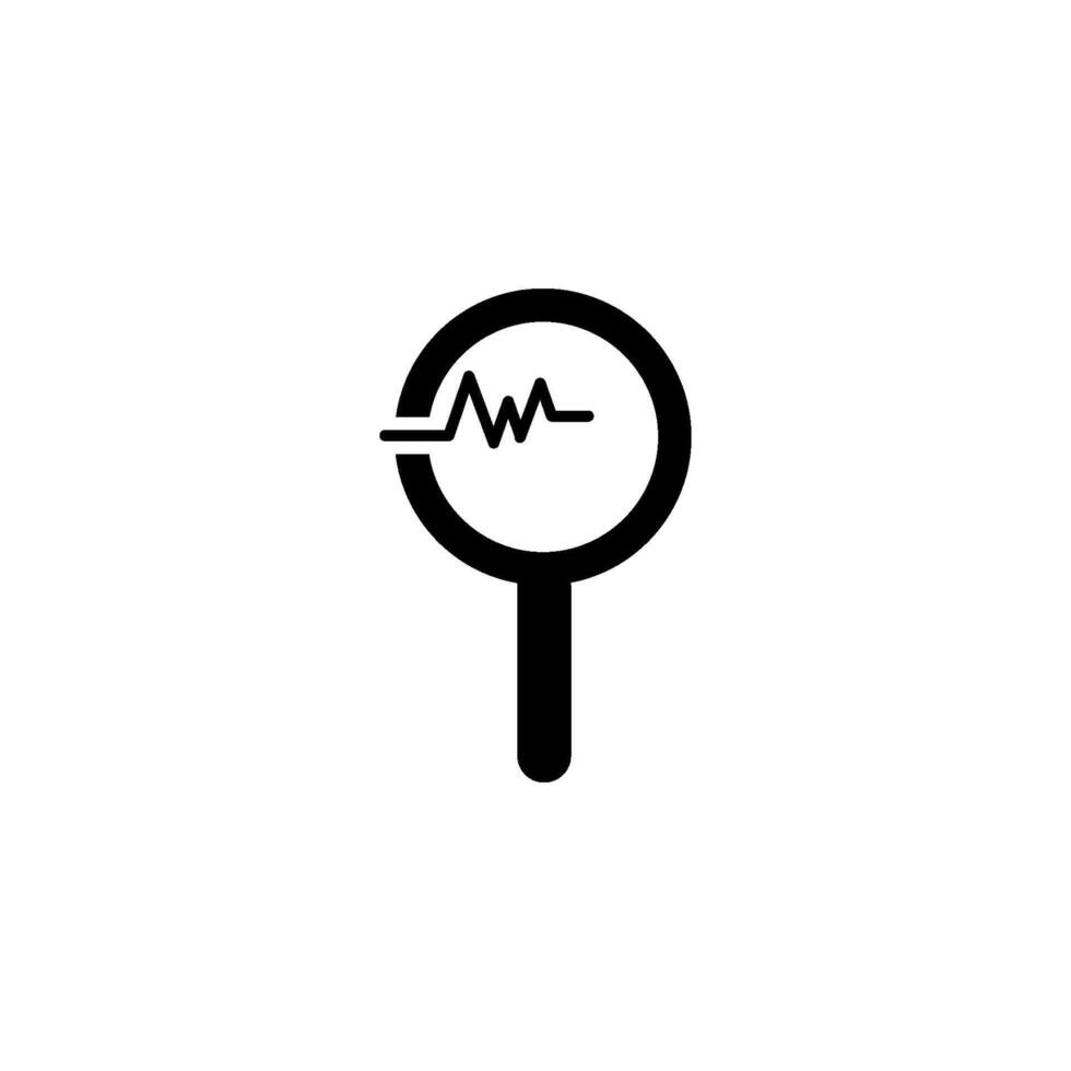 magnifying glass icon vector design template