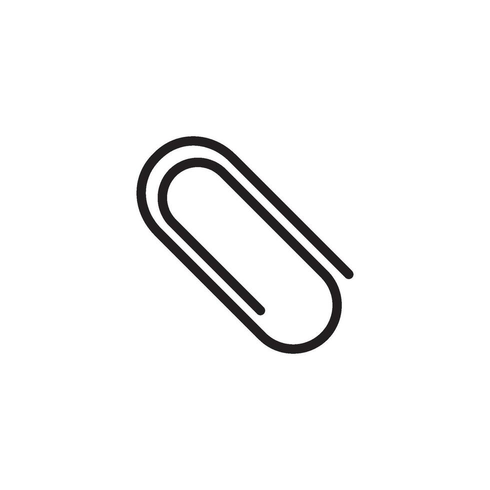 paper clip icon vector design templates