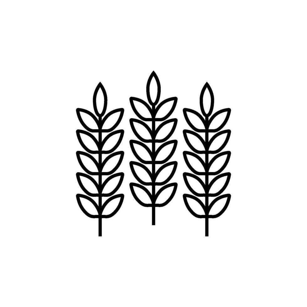 wheat icon vector design templates