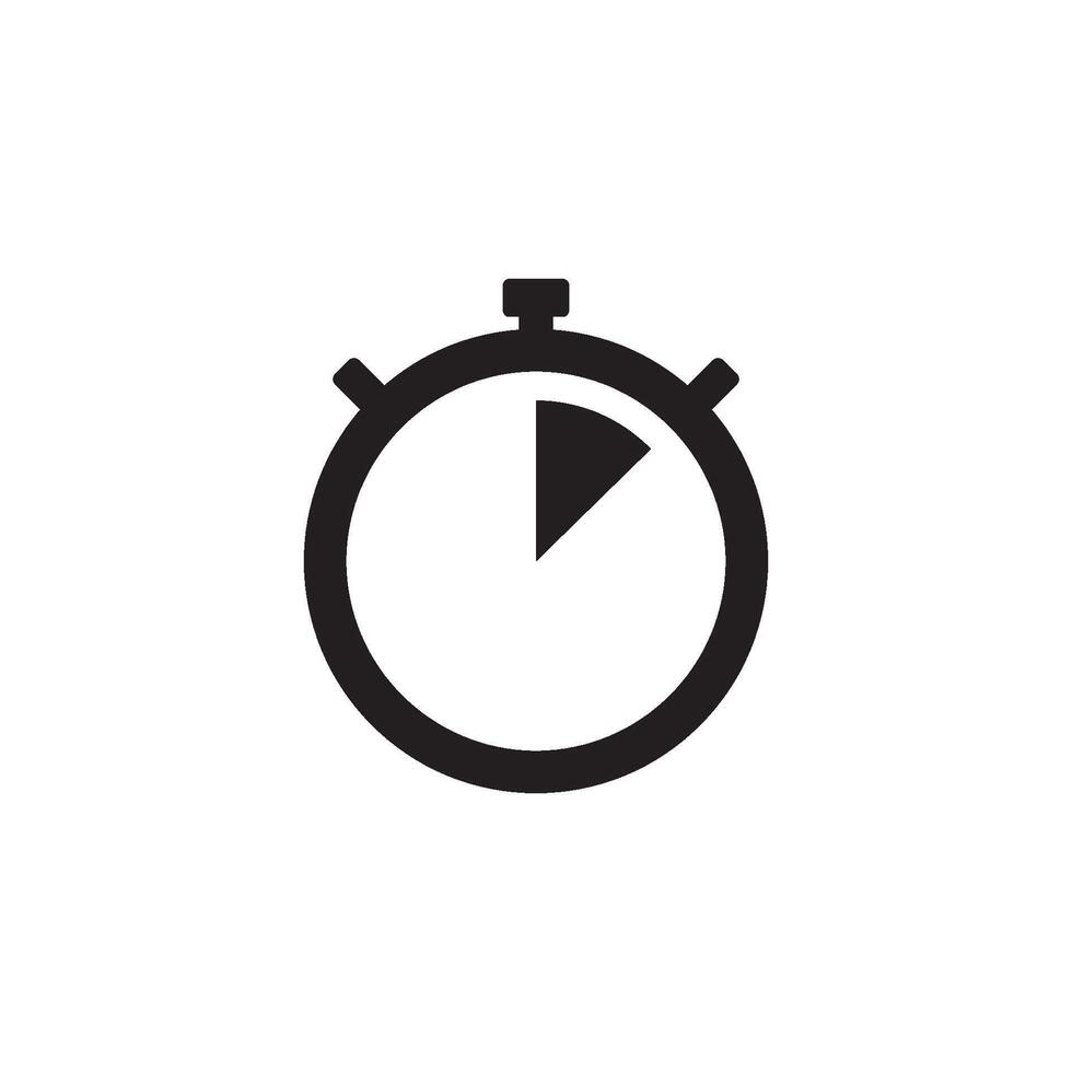 watch stop  icon vector design template
