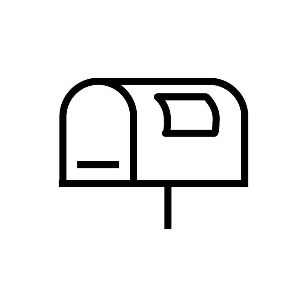 letter and mail box icon vector design templates