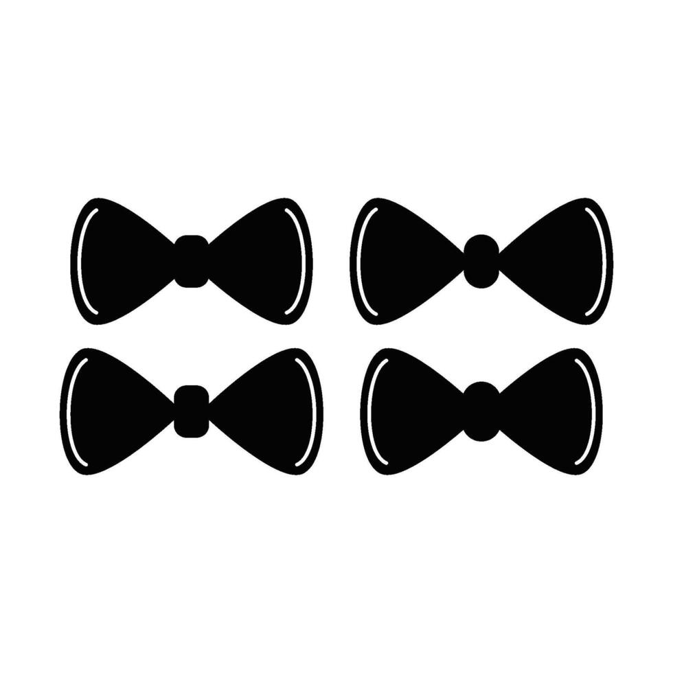 tie of bow tie icon vector design templates