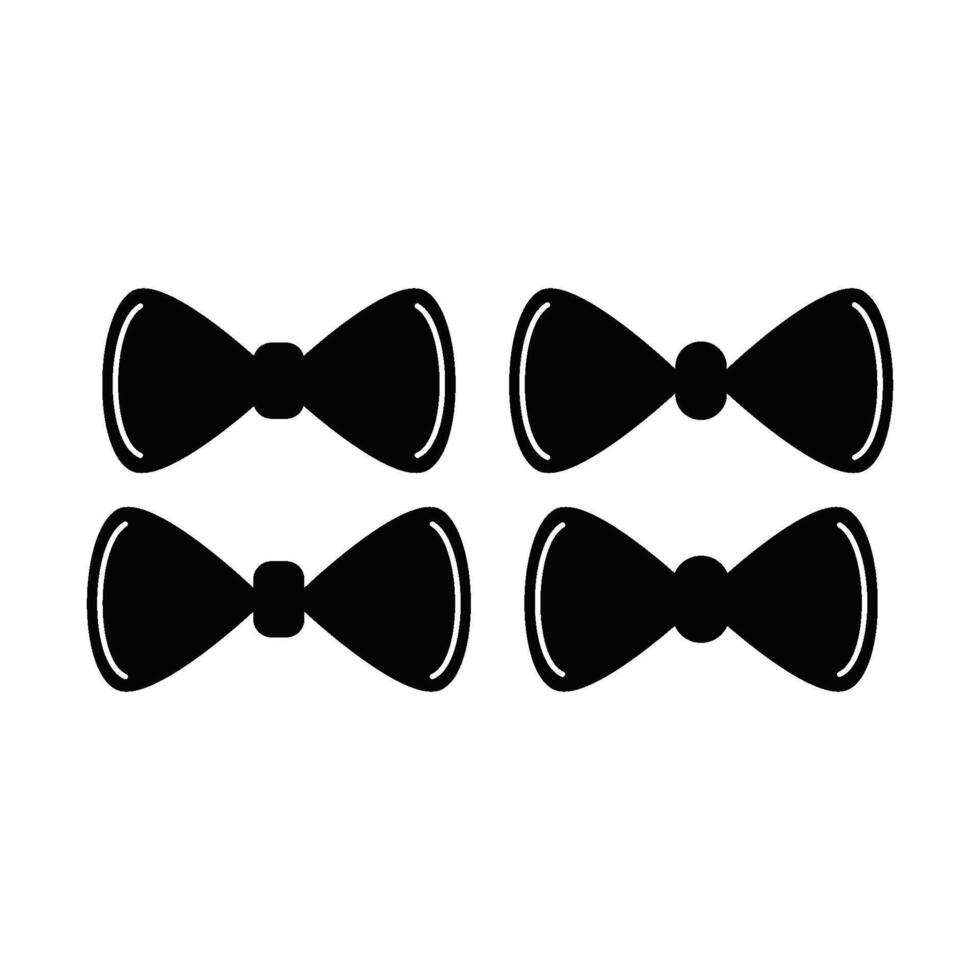 tie of bow tie icon vector design templates