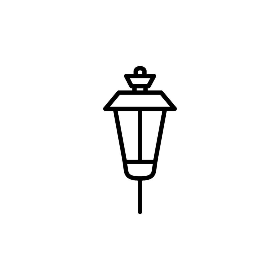 garden lamp icon vector design templates simple