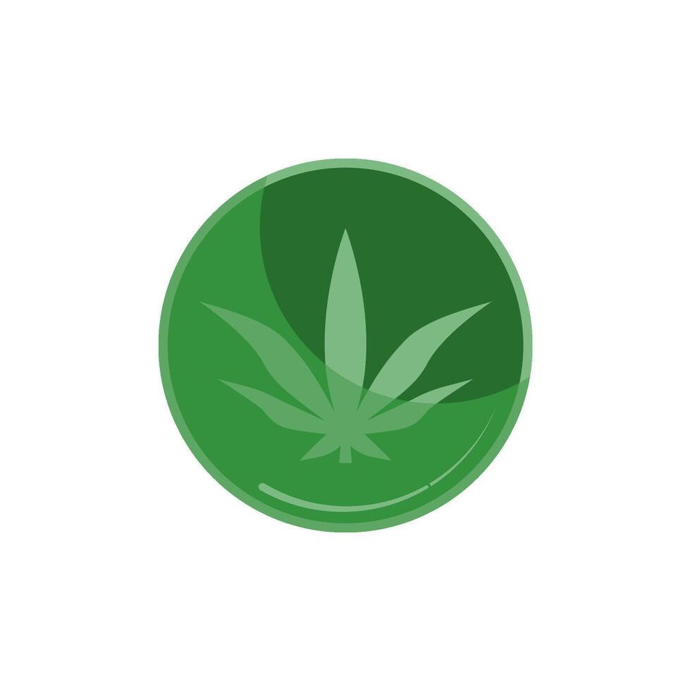 hemp icon vector design templates simple