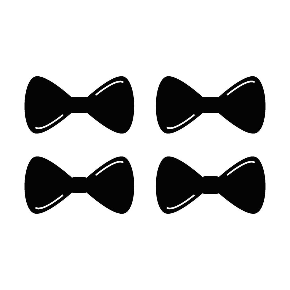 tie of bow tie icon vector design templates