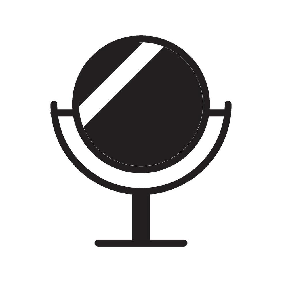 mirror icon vector design template