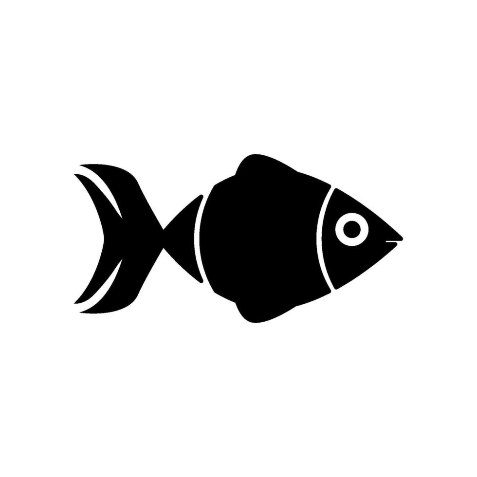 pescado icono vector diseño modelo