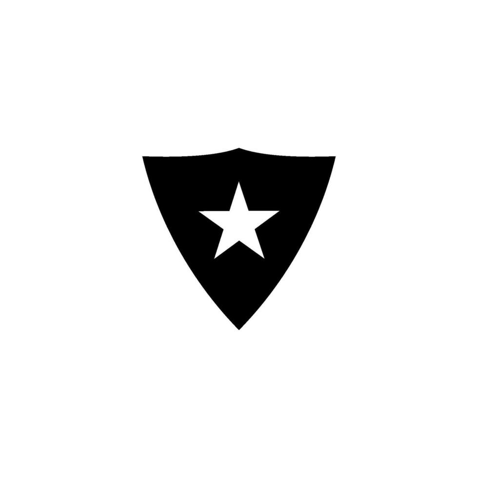 star shield Icon Vector Design Template