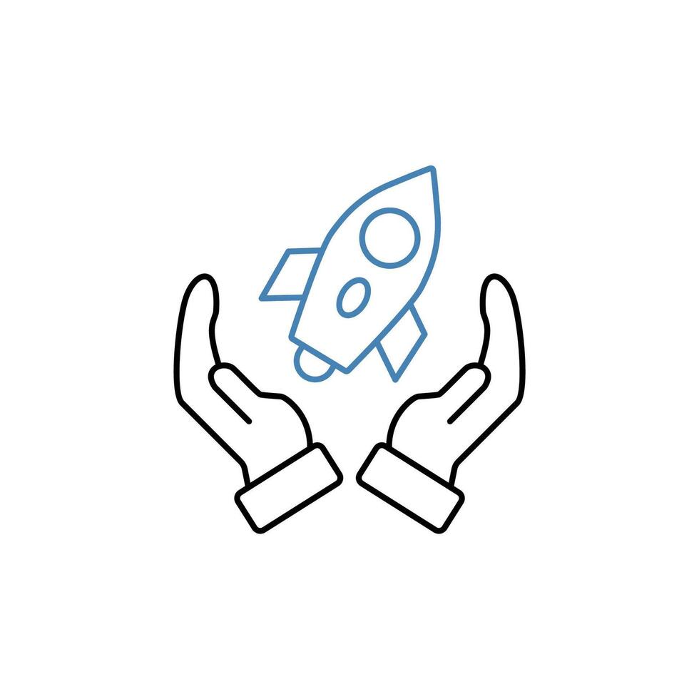 project management concept line icon. Simple element illustration. project management concept outline symbol design. vector