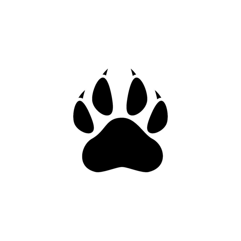 paw icon vector design template