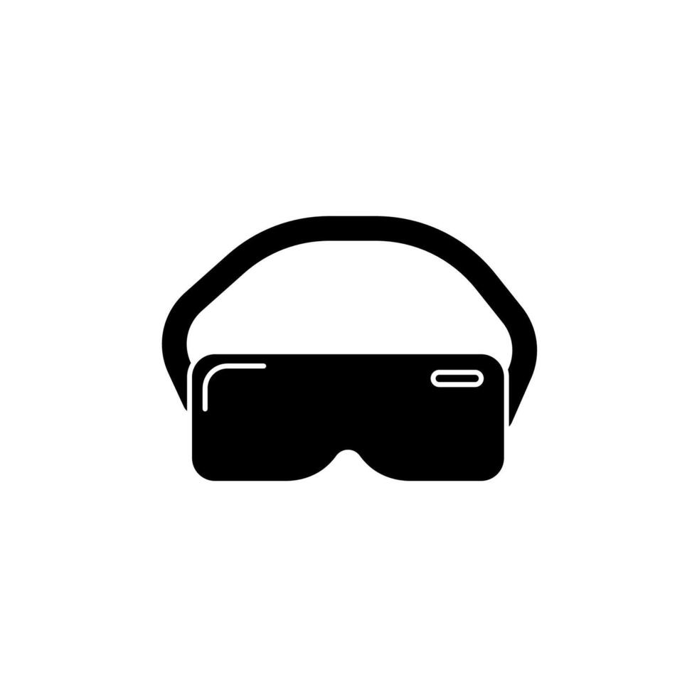 goggles concept line icon. Simple element illustration. goggles concept outline symbol design. vector