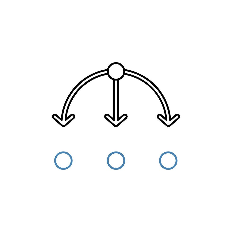 inheritance concept line icon. Simple element illustration. inheritance concept outline symbol design. vector