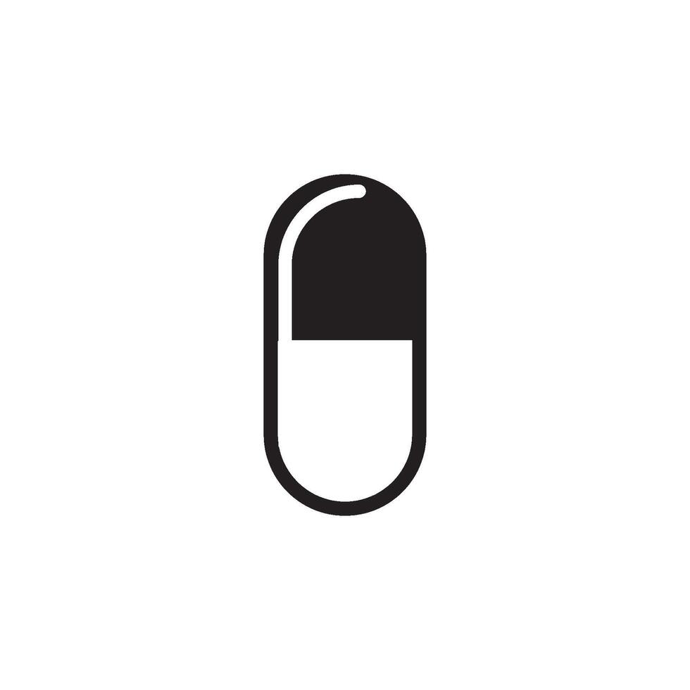 capsules and pills icon vector design template