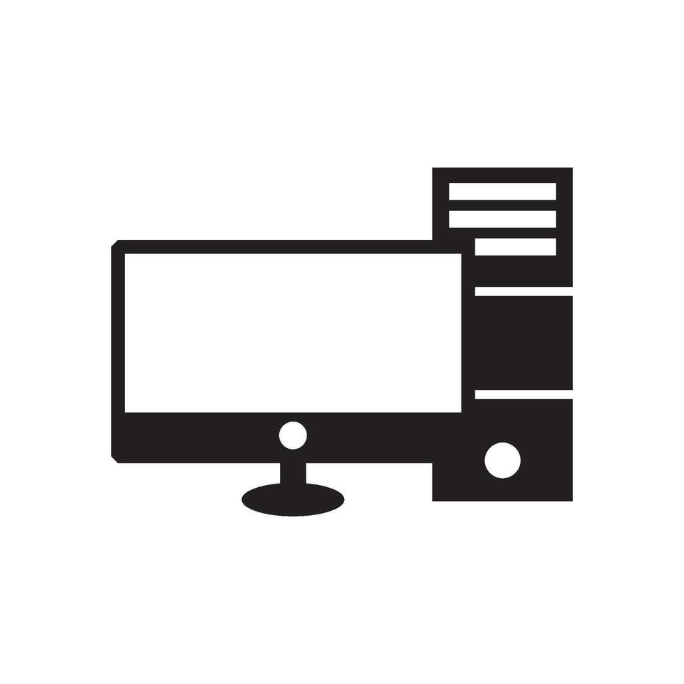 monitor  icon vector design template