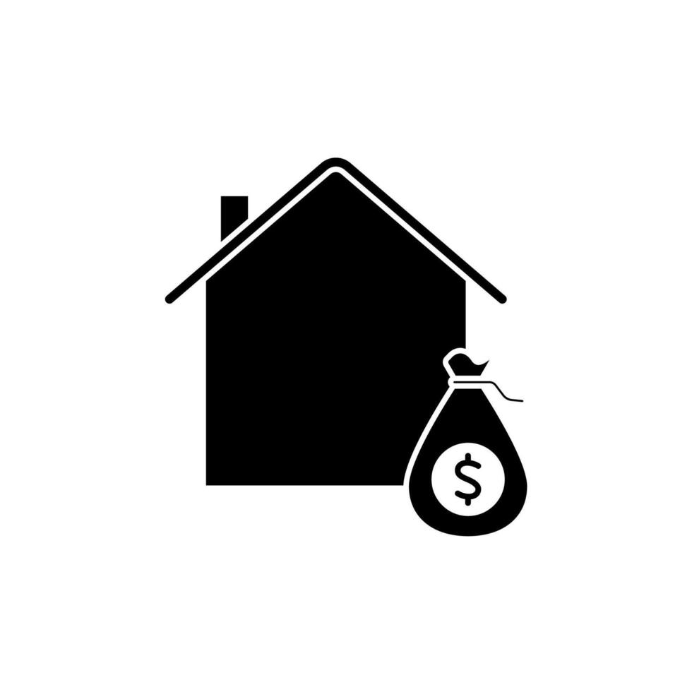 mortagage concept line icon. Simple element illustration. mortagage concept outline symbol design. vector