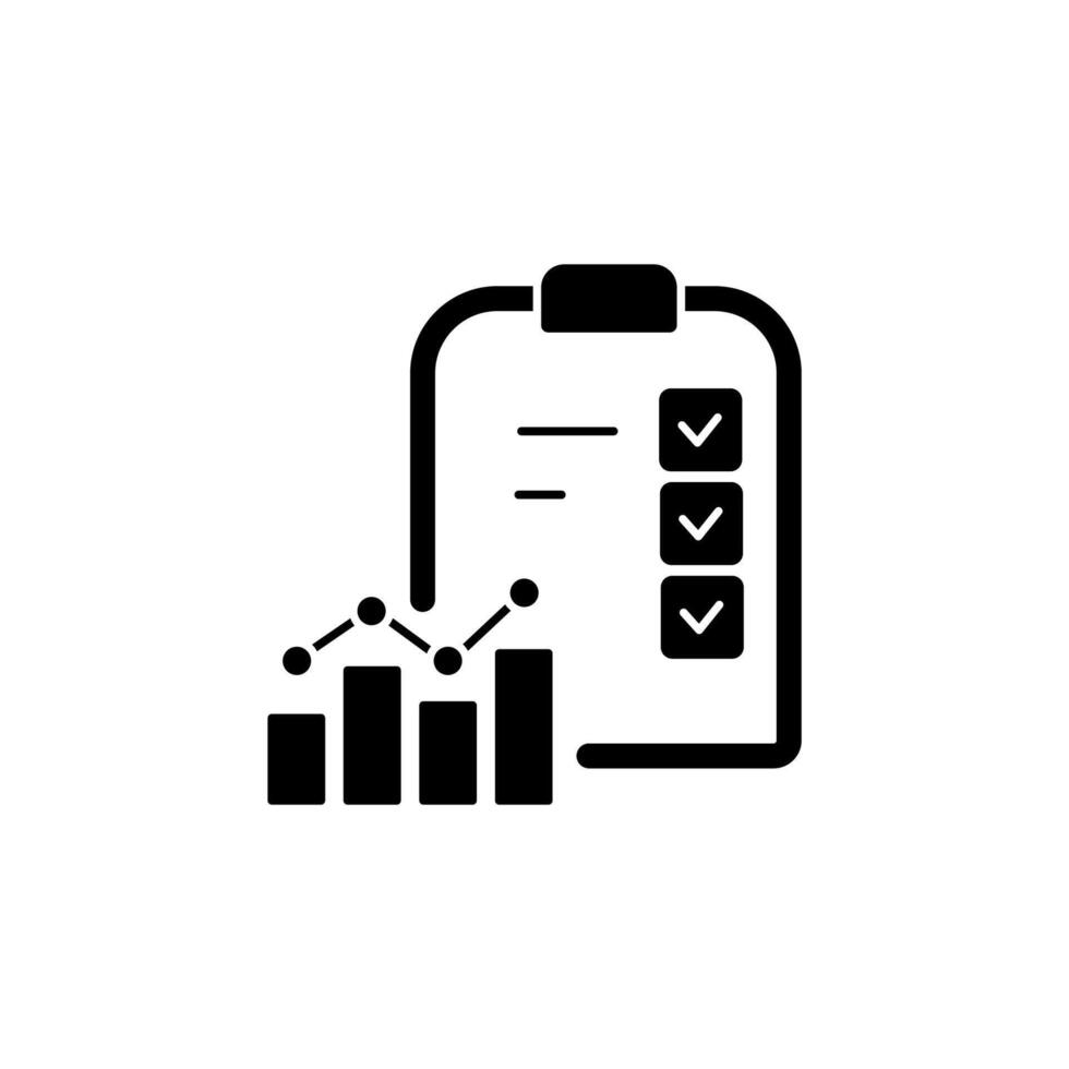 report concept line icon. Simple element illustration. report concept outline symbol design. vector