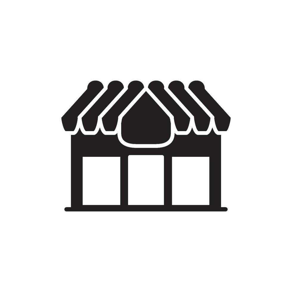 online shop icon design vector templates