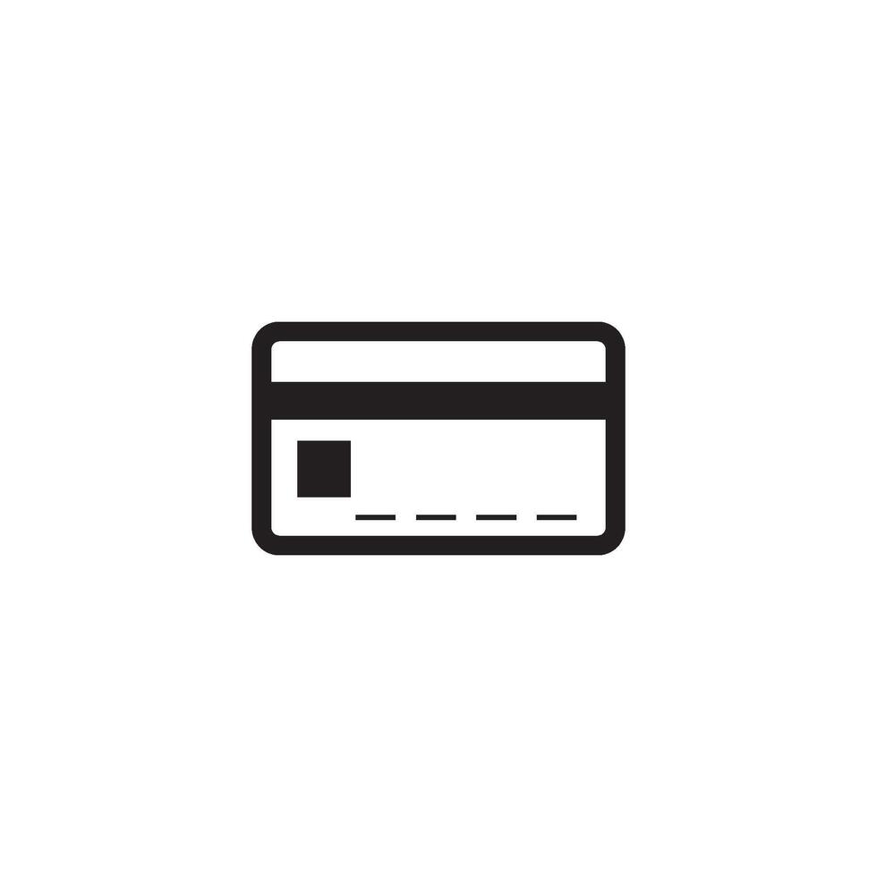 credit card icon vector design template